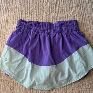 lululemon athletica Purple and Mint Skirt